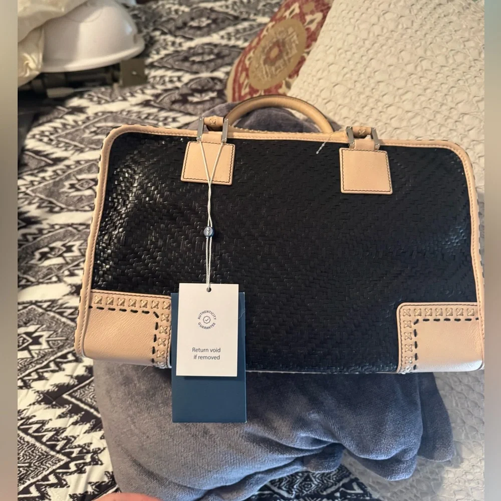 Loewe Woven Amazona Satchel - Picture 4 of 15